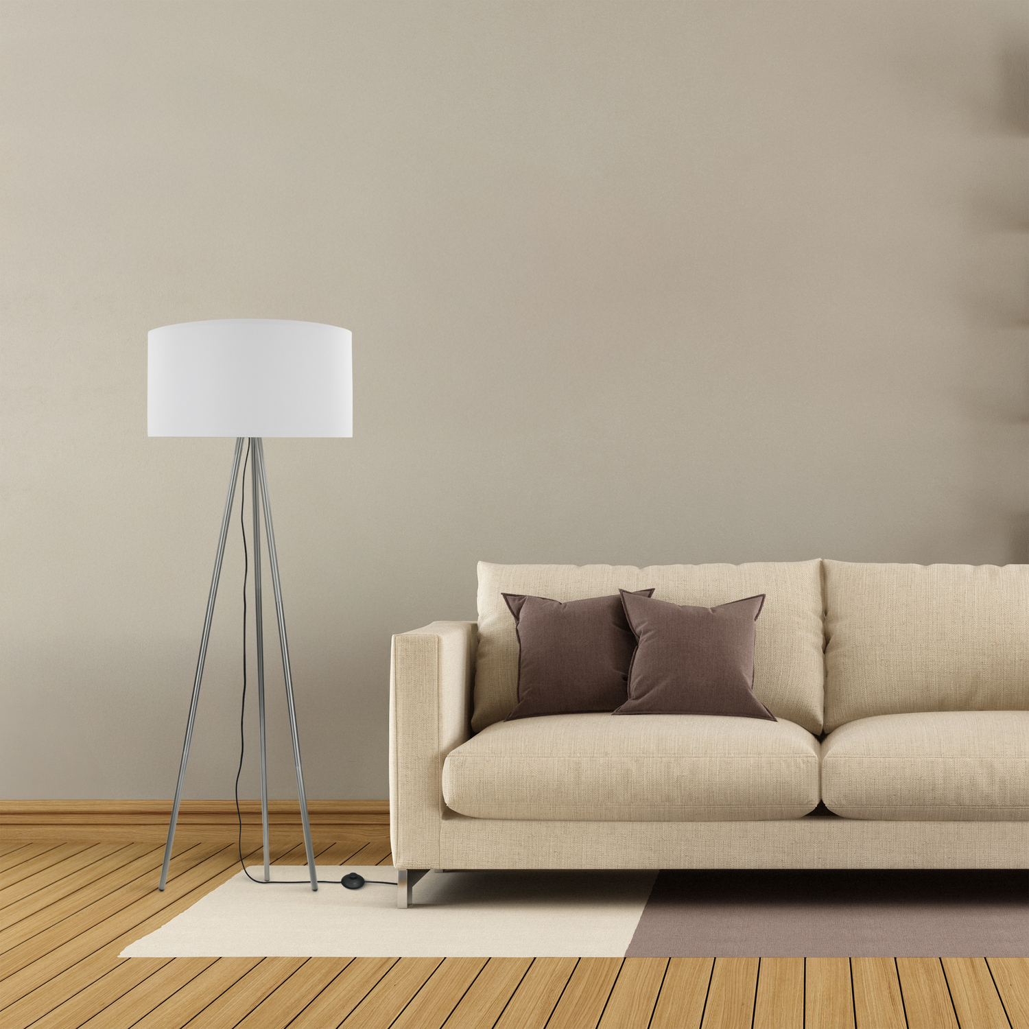Lampe, Stehlampe, Couch, Mobiliar, 