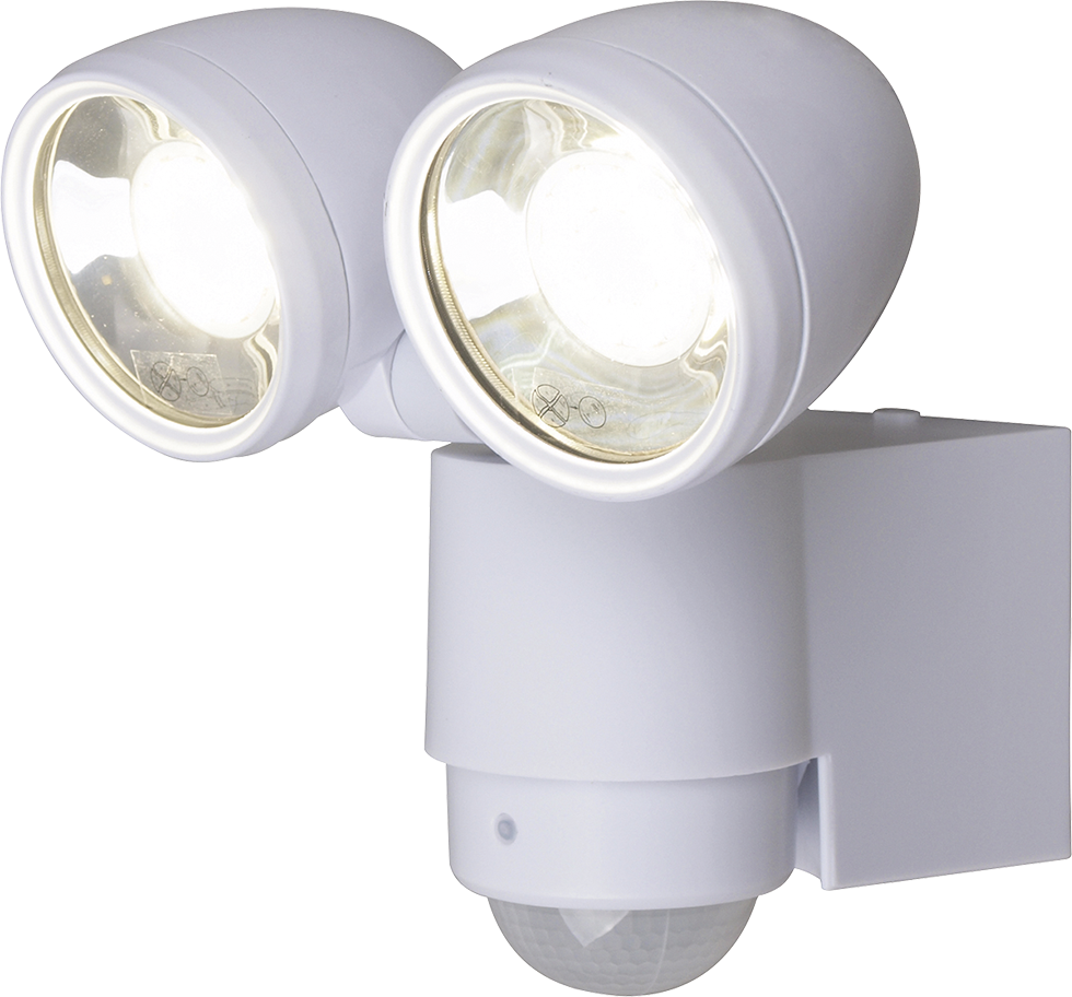 MeLiTec LED Strahler 127-1 mit Bewegungsmelder 4.000 K, weiß