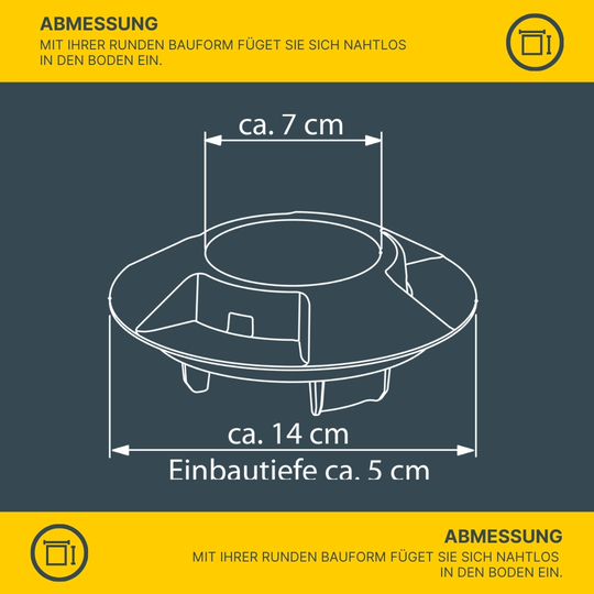MeLiTec 3 Stück Solar Bodeneinbauleuchte SEL08 Silber, rund