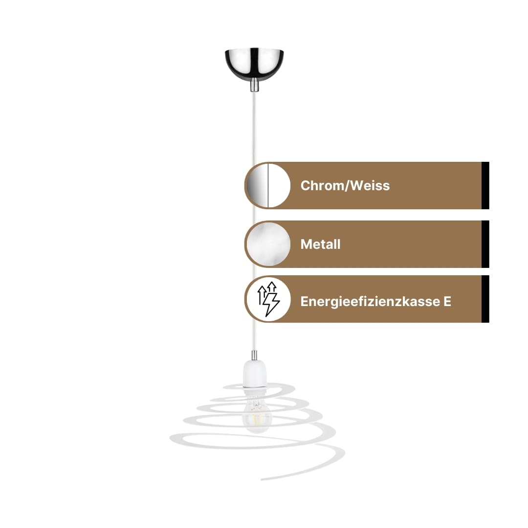 SPOT Light Komet Pendelleuchte 1xE27 60W Chrom SPOT Light Komet Pendelleuchte 1xE27 60W Chrom