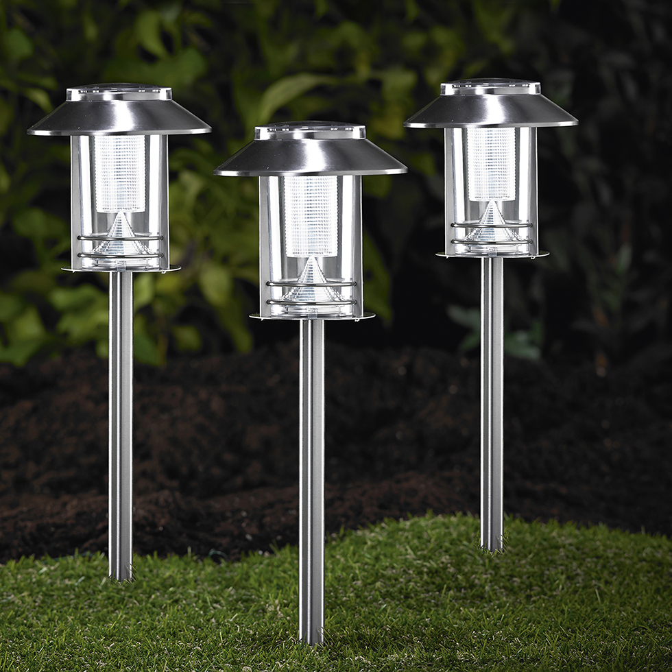 MeLiTec Solar-Gartenlampe, Outdoor-Solarleuchte SO26