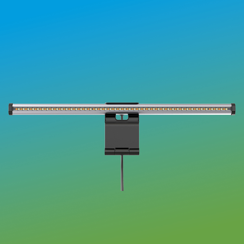 MeLiTec Monitorleuchte dimmbar für augenschonende Bildschirmarbeit, USB-Anschluss, Lichtfarbe einstellbar, silber oder schwarz MeLiTec Monitorleuchte dimmbar für augenschonende Bildschirmarbeit, USB-Anschluss, Lichtfarbe einstellbar, silber oder schwarz
