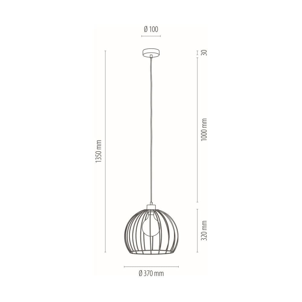 SPOT Light Coop Pendelleuchte 1xE27 60W Gold/Schwarz SPOT Light Coop Pendelleuchte 1xE27 60W Gold/Schwarz