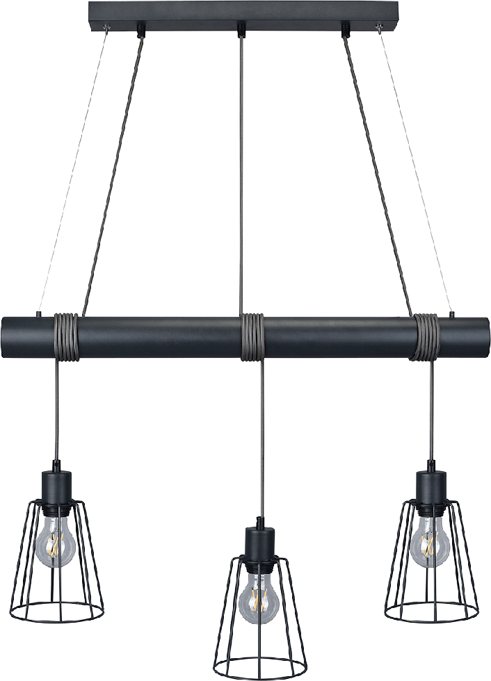 Pendelleuchte DP16 3-flammig anthrazit Pendelleuchte DP16 3-flammig anthrazit