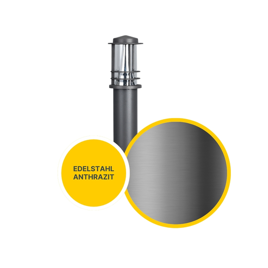 MeLiTec 2er Set LED Gartenleuchten GL13 rund, anthrazit MeLiTec 2er Set LED Gartenleuchten GL13 rund, anthrazit