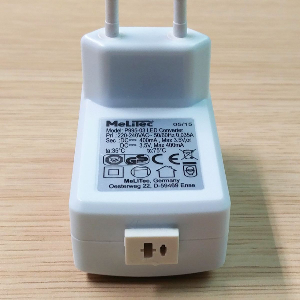 Steckertrafo P995-03, Weiß Steckertrafo P995-03, Weiß