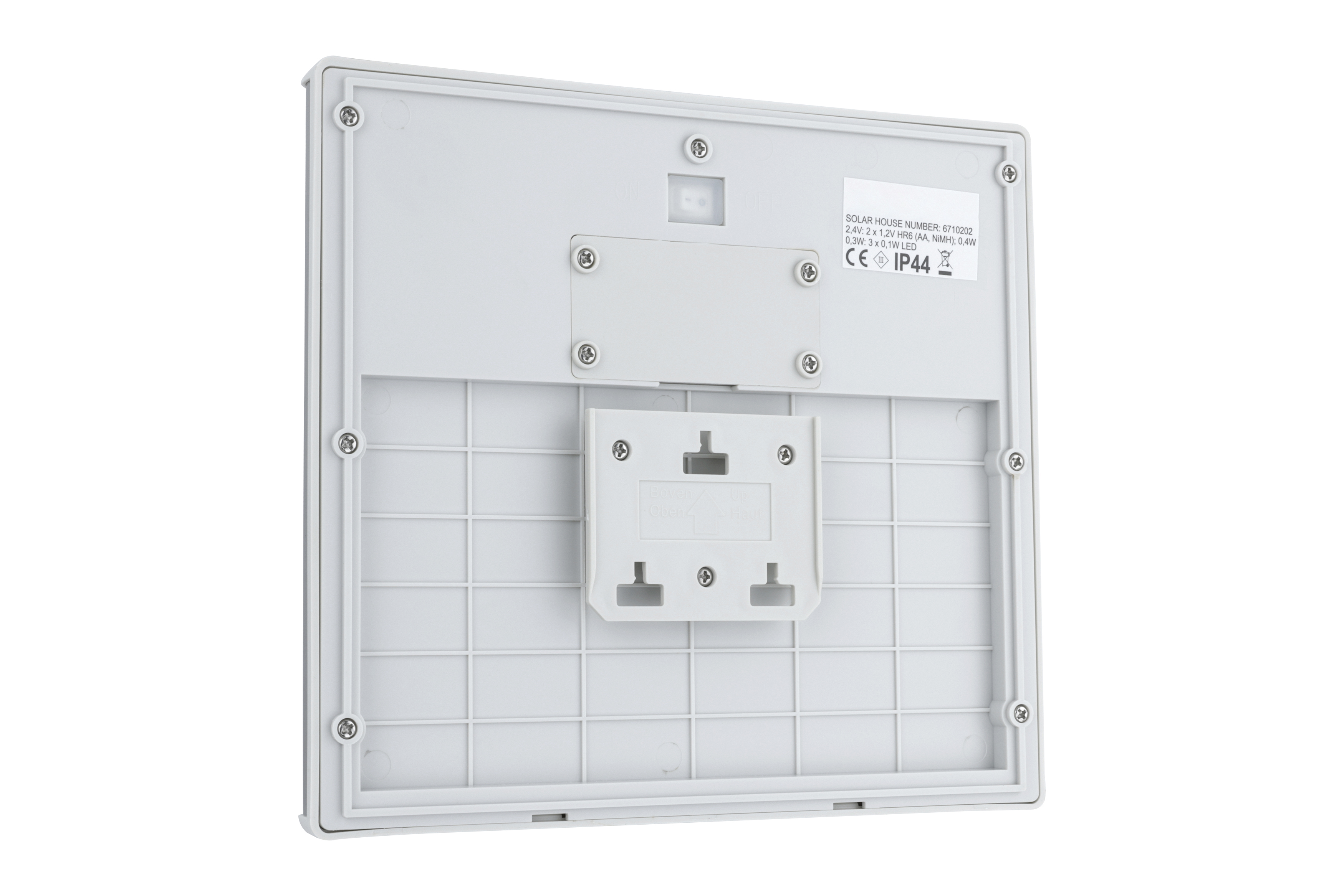 MeLiTec Solar Hausnummer SH04 beleuchtet, Edelstahl MeLiTec Solar Hausnummer SH04 beleuchtet, Edelstahl