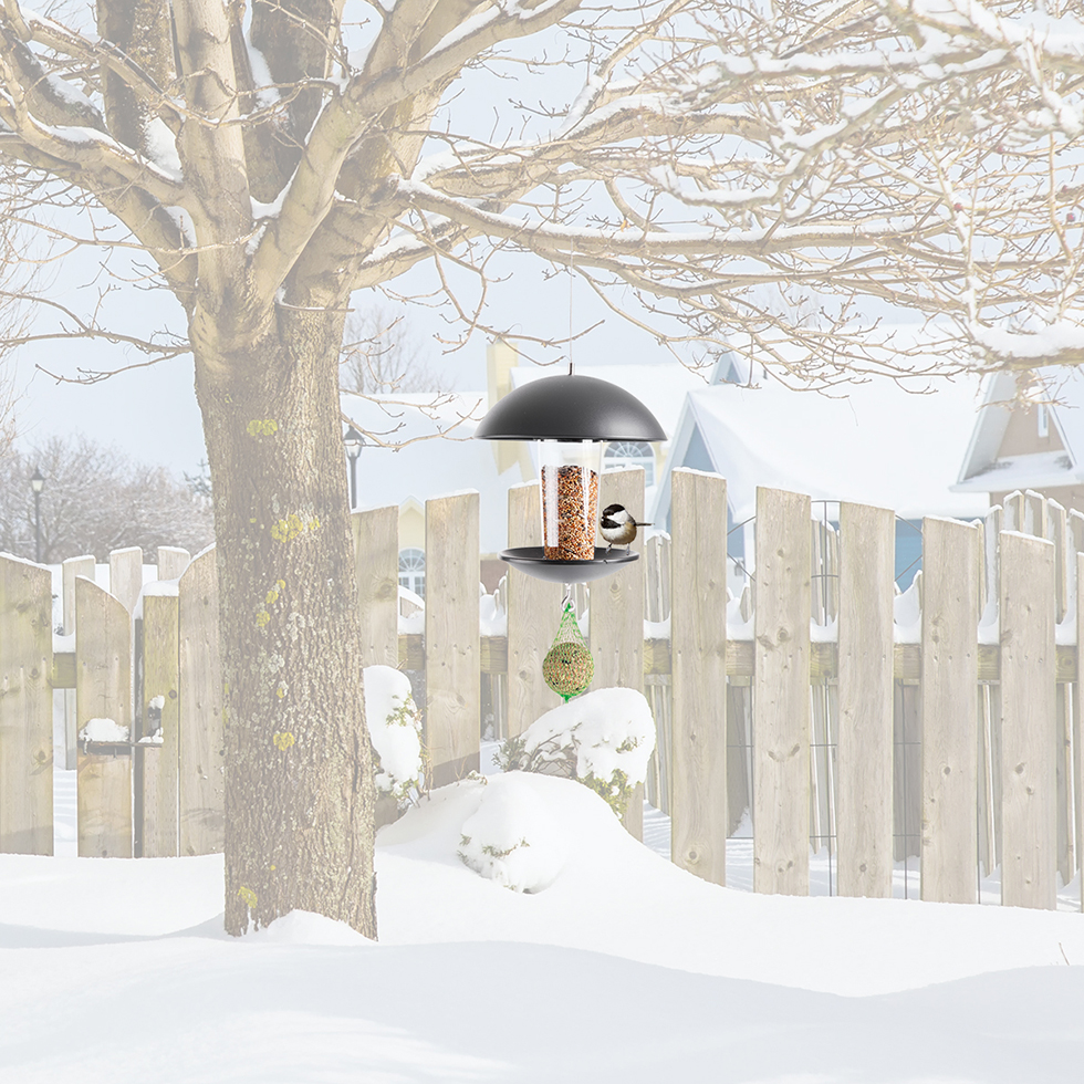 Design Futterstation VH05-1 hängend rund schwarz Design Futterstation VH05-1 hängend rund schwarz