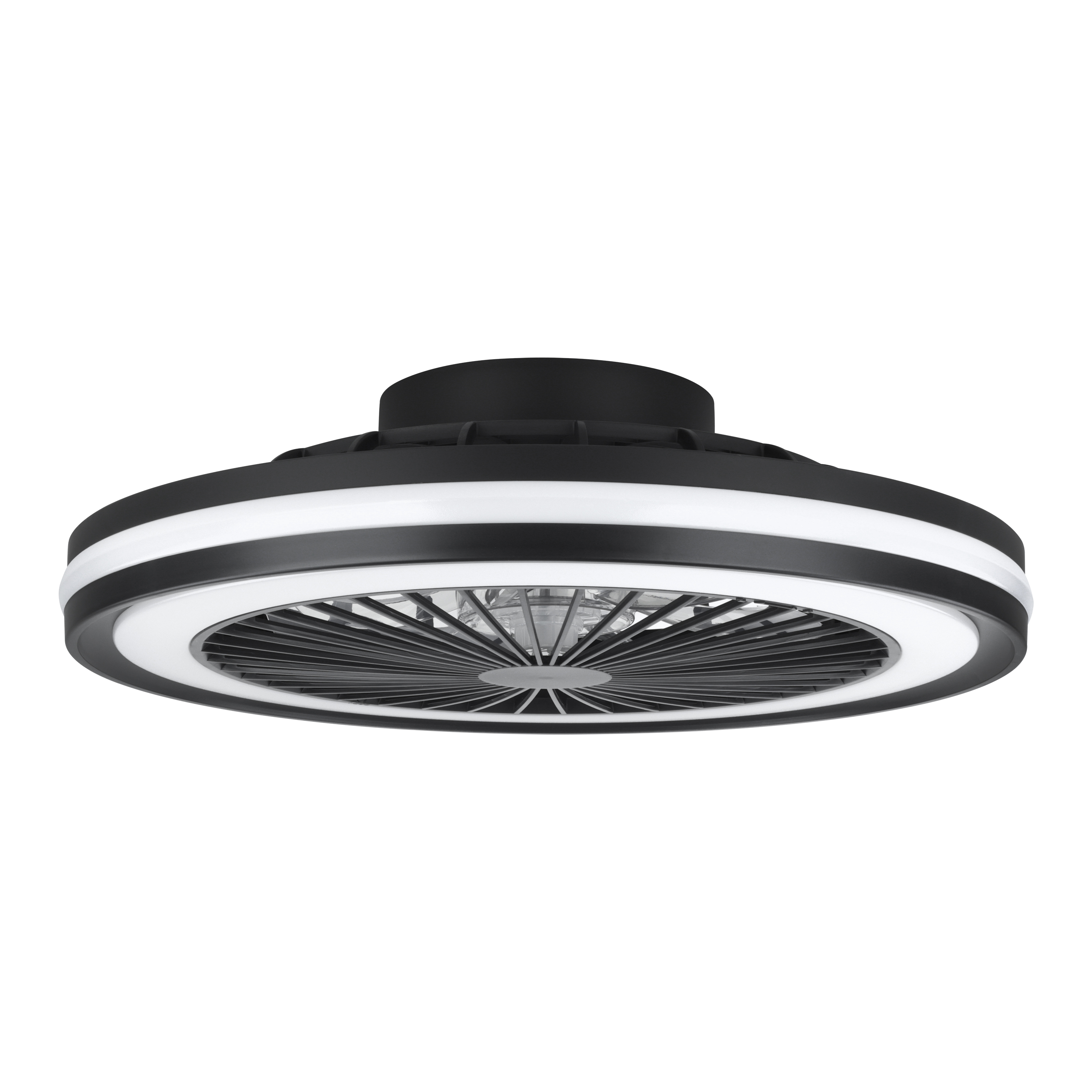 MeLiTec Deckenleuchte mit Ventilator, Deckenlampe mit Ventilator, dimmbar, RGB-Lauflicht, natürlicher Wind, Timer und Nachtlicht, Fernbedienung, schwarz, DV06 MeLiTec Deckenleuchte mit Ventilator, Deckenlampe mit Ventilator, dimmbar, RGB-Lauflicht, natürlicher Wind, Timer und Nachtlicht, Fernbedienung, schwarz, DV06