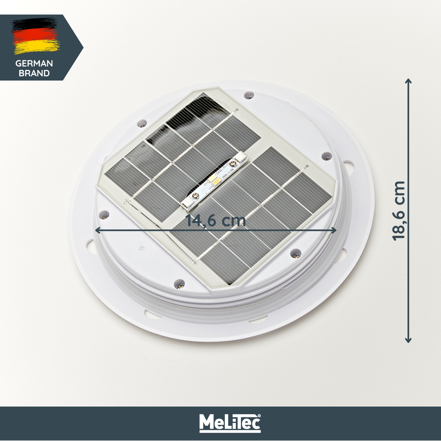 Unterteil mit Solarmodul inkl. USB für "LK"