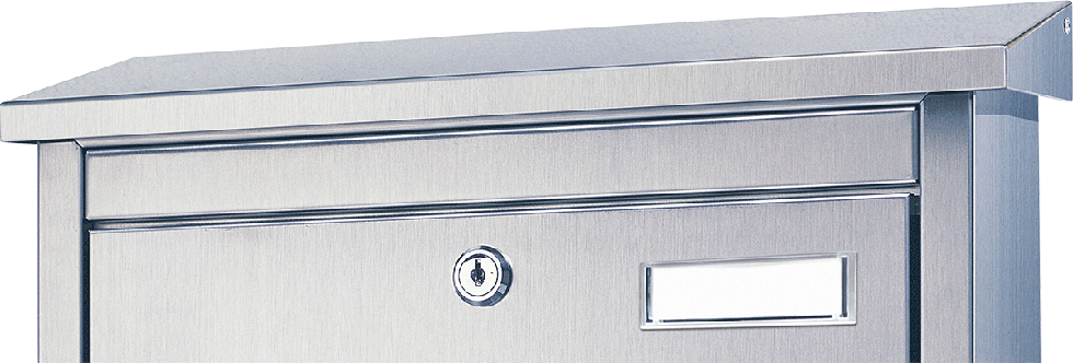 Edelstahl Briefkasten Modell A B-Ware Edelstahl Briefkasten Modell A B-Ware