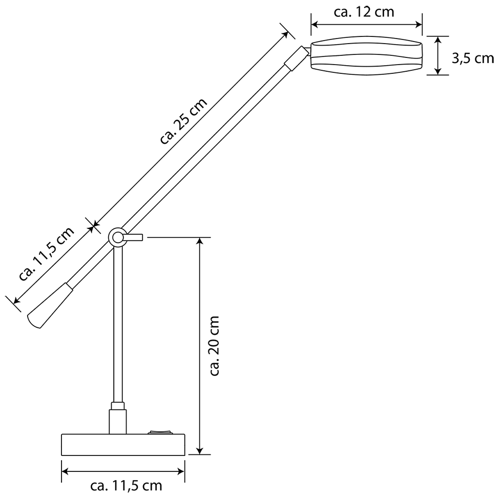 LED Schreibtischleuchte T125 B-Ware