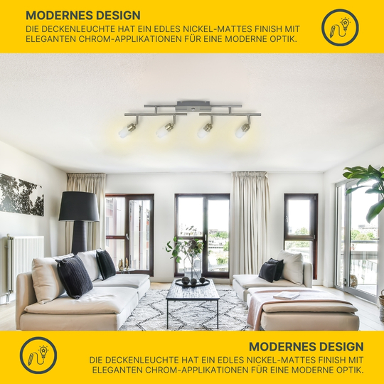 LED Deckenleuchte D83 schwenkbar LED Deckenleuchte D83 schwenkbar