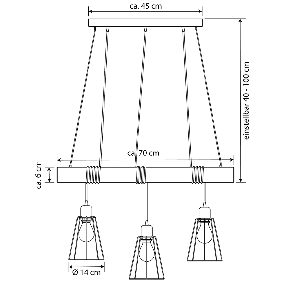 Pendelleuchte DP16 B-Ware Pendelleuchte DP16 B-Ware