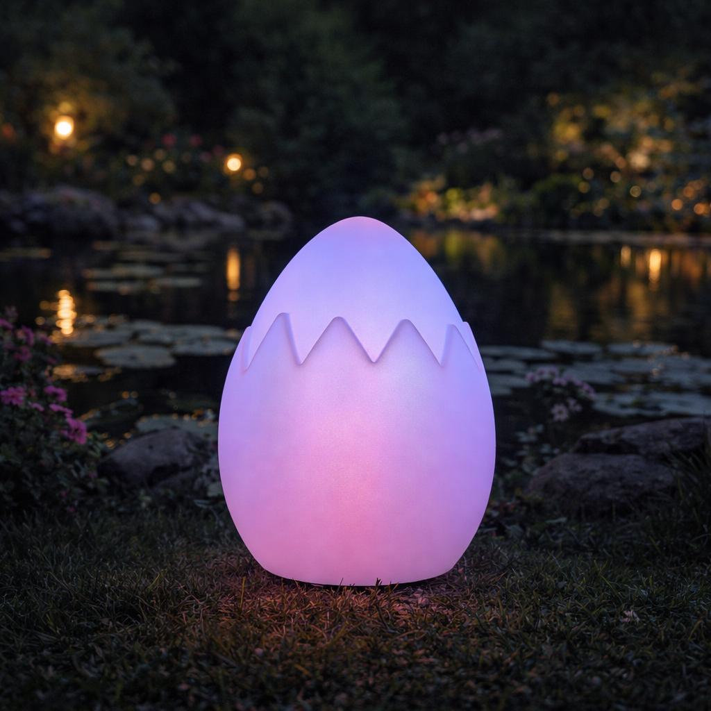 MeLiTec MagicFlow Solar LED Ambient Licht Ei Ballon,