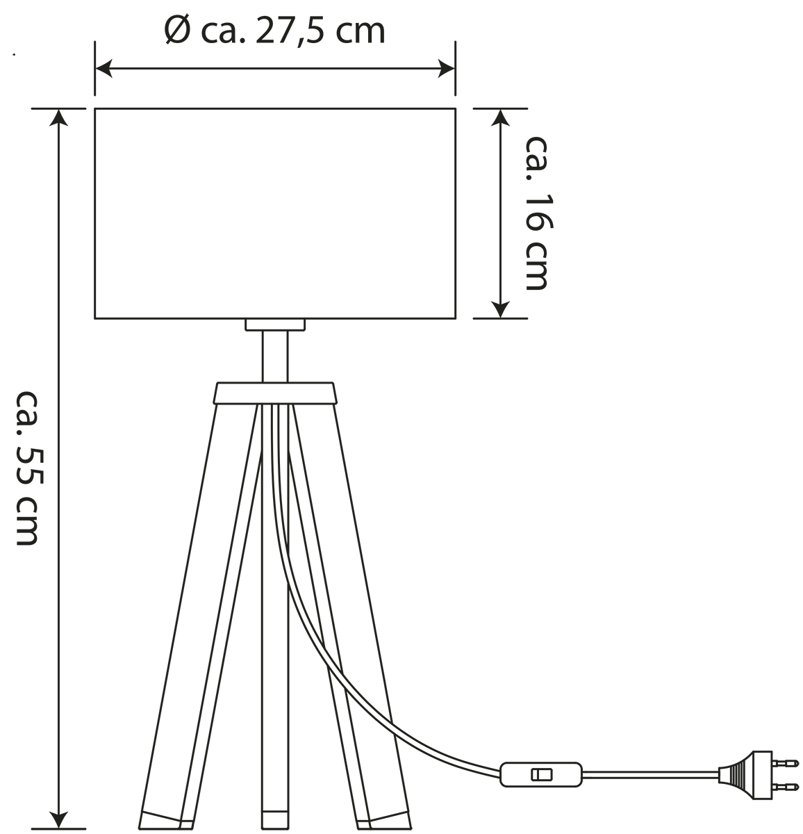 Tischleuchte T168-1 Tischleuchte T168-1