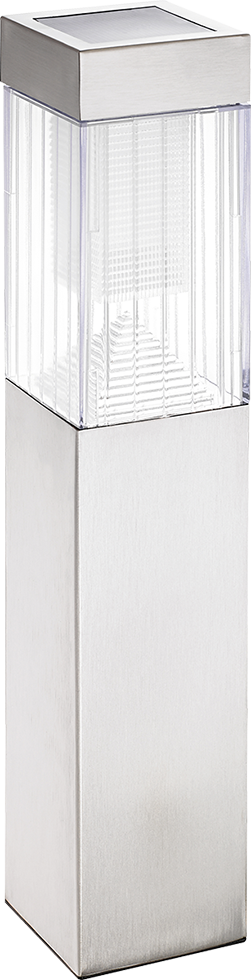 MeLiTec 3er-Set Solar-Gartenleuchte SO27, Edelstahl matt gebürstet, LED-Outdoor-Solarlampe, 34 cm hoch MeLiTec 3er-Set Solar-Gartenleuchte SO27, Edelstahl matt gebürstet, LED-Outdoor-Solarlampe, 34 cm hoch