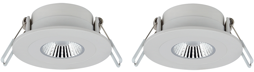 2er Set LED-Einbauleuchten DL90ws B-Ware 2er Set LED-Einbauleuchten DL90ws B-Ware