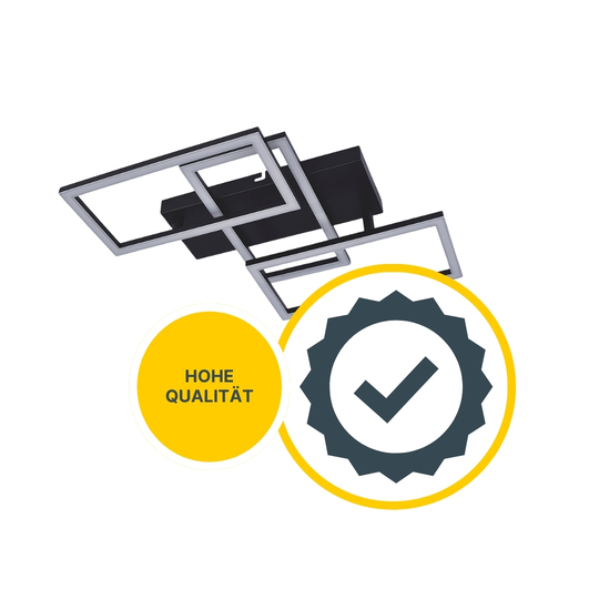 MeLiTec LED Wohnraumleuchte D120-2, schwarz MeLiTec LED Wohnraumleuchte D120-2, schwarz