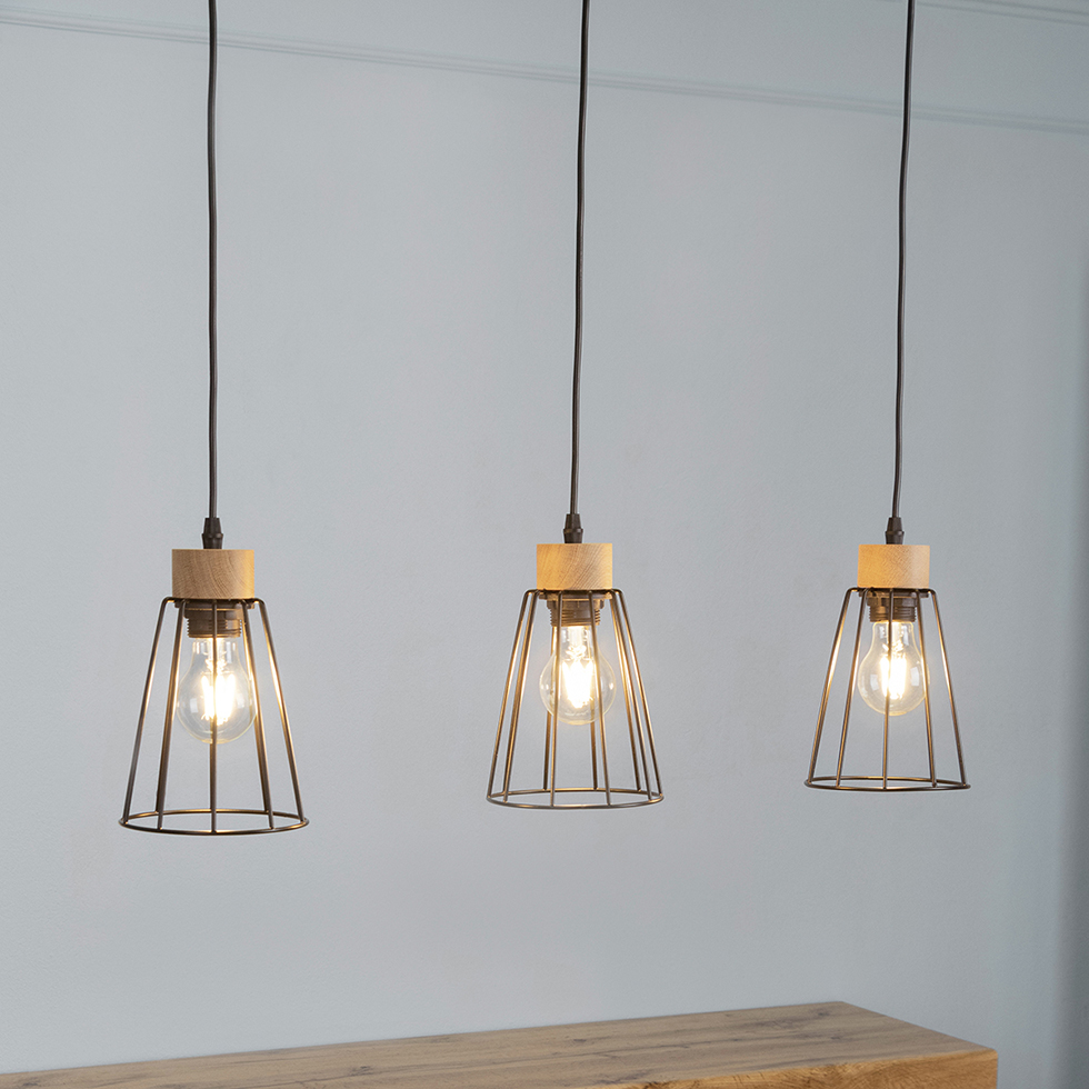 Pendelleuchte Holz D107 B-Ware Pendelleuchte Holz D107 B-Ware