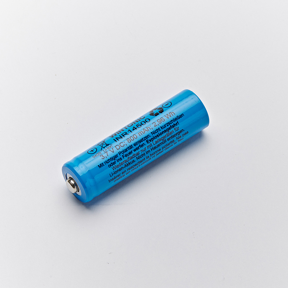 Lithium Ionen Akku Typ 14500 800mAh