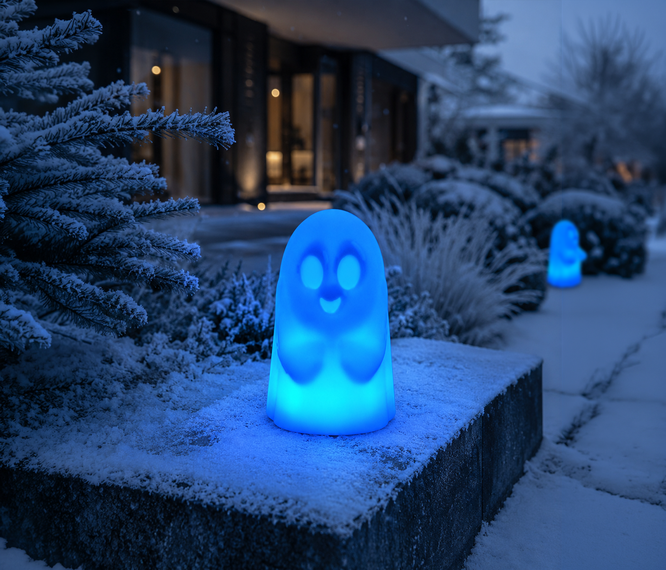 MeLiTec LED Geist Aurora – Halloween Dekoleuchte mit bewegtem RGBW-Lichteffekt, Solar & Fernbedienung MeLiTec LED Geist Aurora – Halloween Dekoleuchte mit bewegtem RGBW-Lichteffekt, Solar & Fernbedienung
