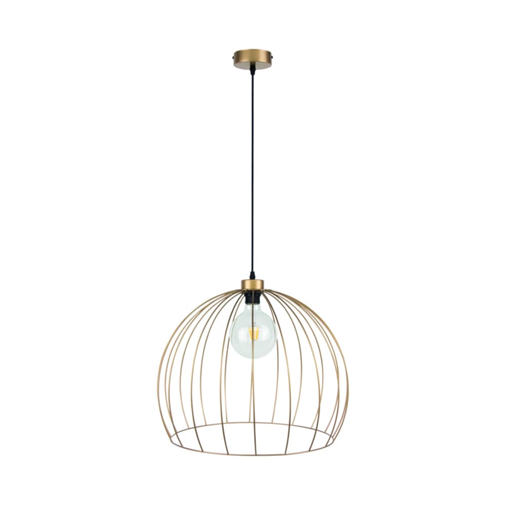 SPOT Light Coop Pendelleuchte 1xE27 60W Gold/Schwarz