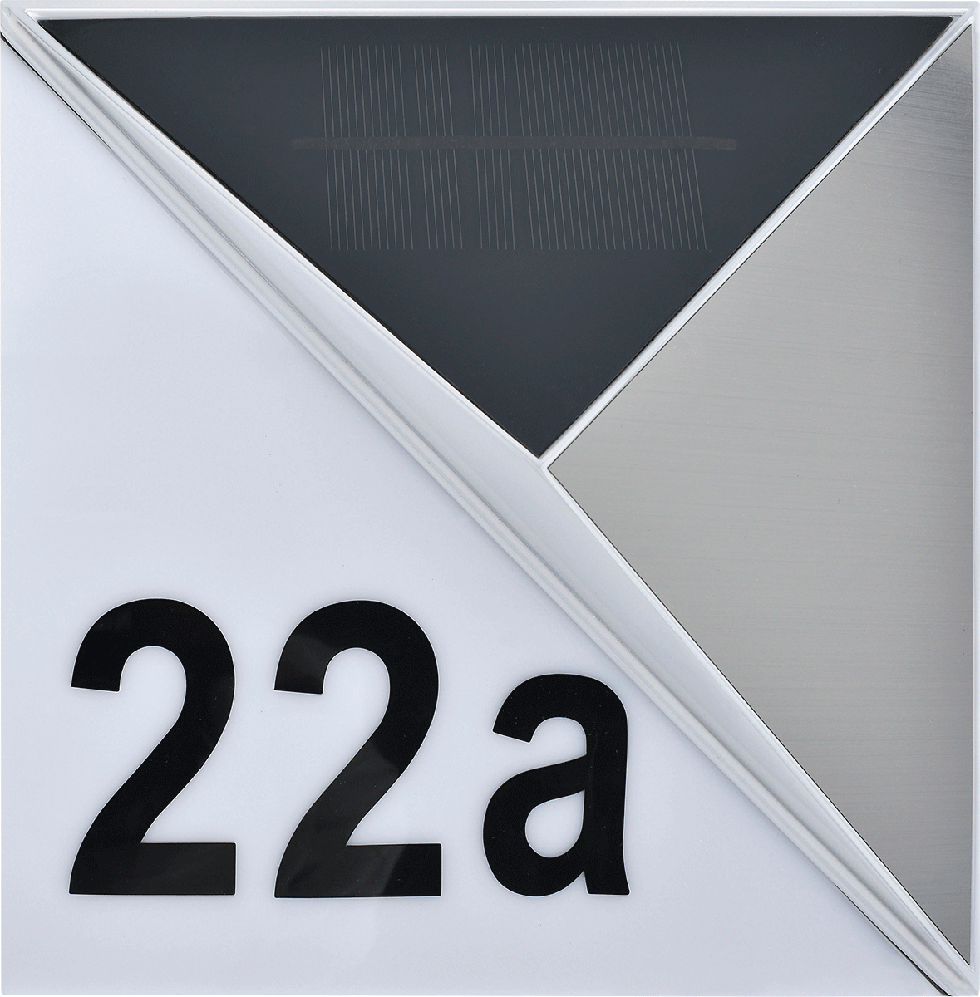 Solar-Hausnummer SH07 B-Ware