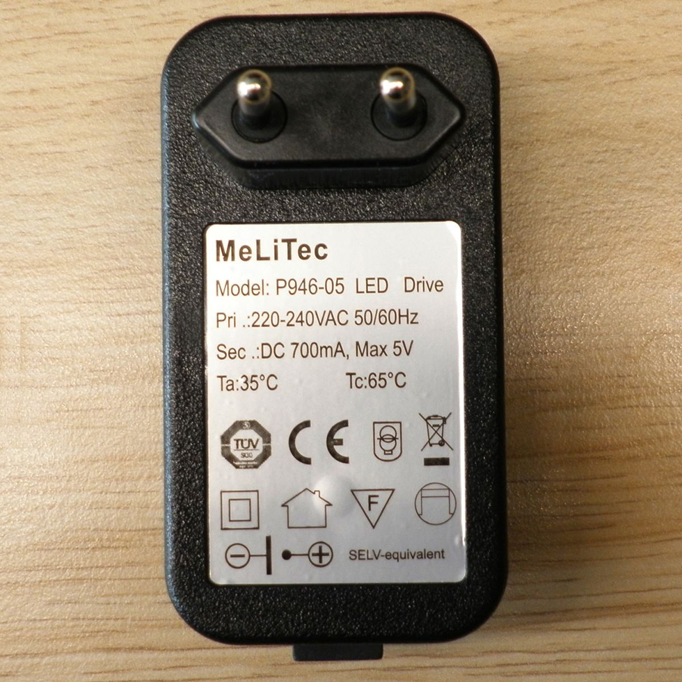 Steckertrafo P946-05 schwarz