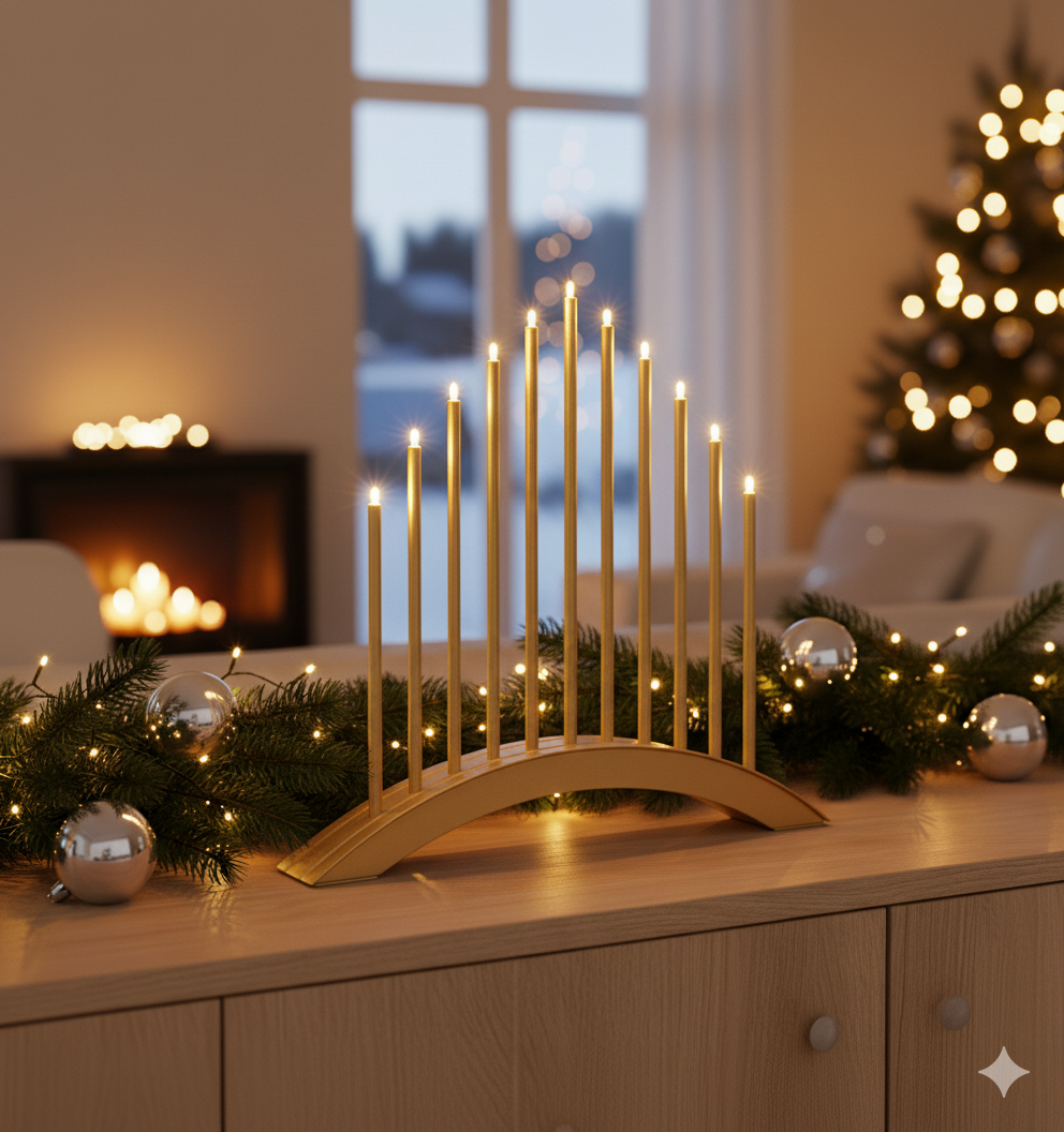 Festspiele, Chanukka Menora, Weihnachten, Weihnachtsdekorationen, 