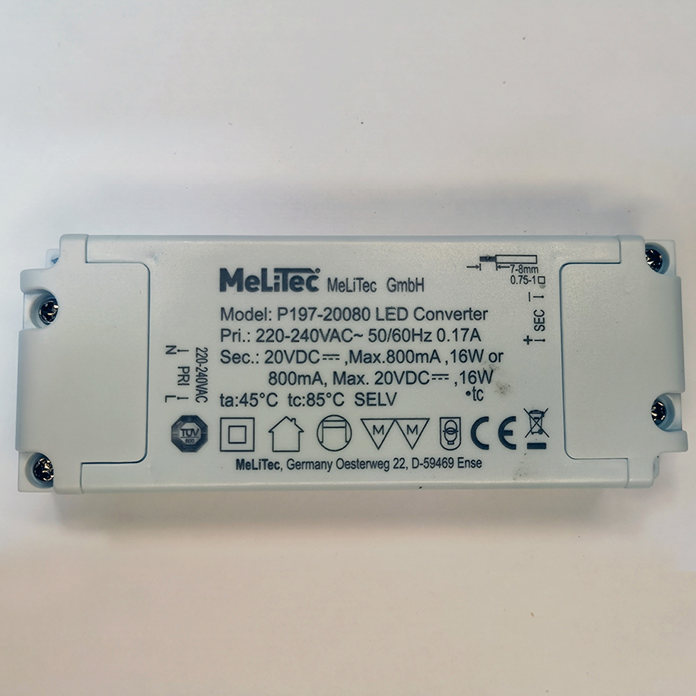 Trafo P197-20080 weiß Deckenleuchten Trafo P197-20080 weiß Deckenleuchten