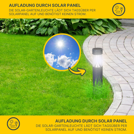 MeLiTec 3er Set Solar Gartenleuchte SO41-1 Rattan anthrazit MeLiTec 3er Set Solar Gartenleuchte SO41-1 Rattan anthrazit