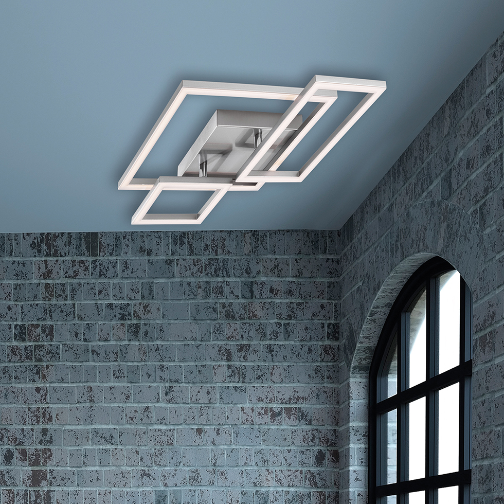 LED Deckenleuchte D132 geometrische Formen B-Ware Architektur, Gebäude, Deckenleuchte,