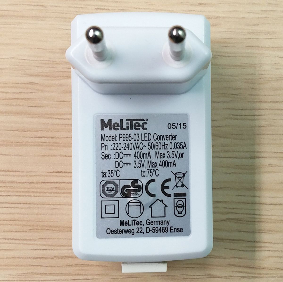 Steckertrafo P995-03, Weiß Steckertrafo P995-03, Weiß