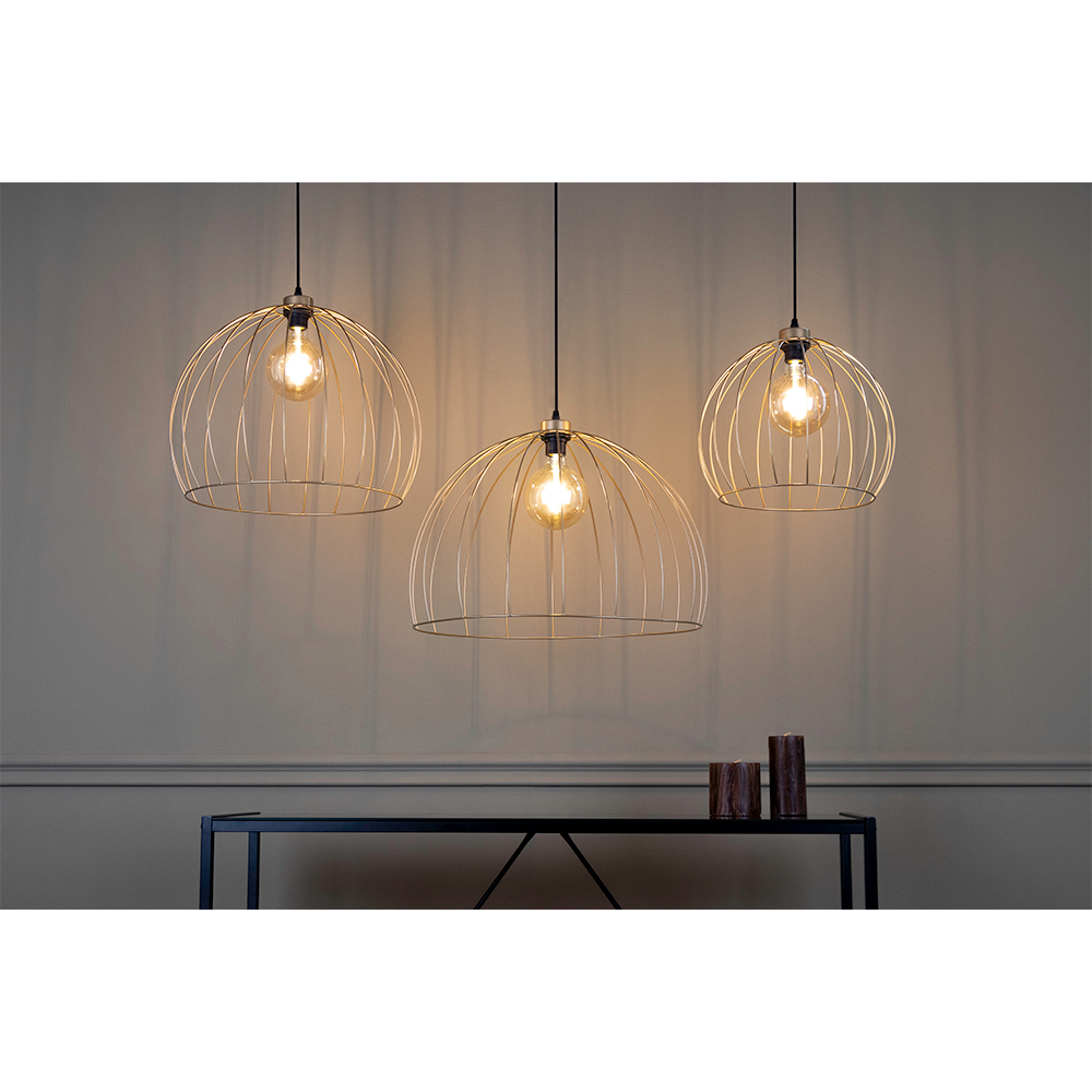 SPOT Light Coop Pendelleuchte 1xE27 60W Gold/Schwarz