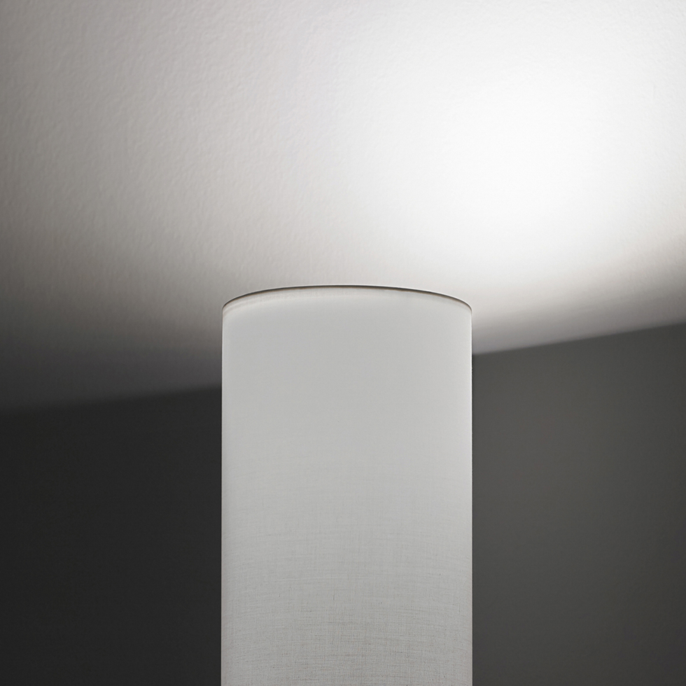 MeLiTec LED Deckenfluter ST43 dimmbar Stehlampe Standleuchte Stoffschirm nickel MeLiTec LED Deckenfluter ST43 dimmbar Stehlampe Standleuchte Stoffschirm nickel