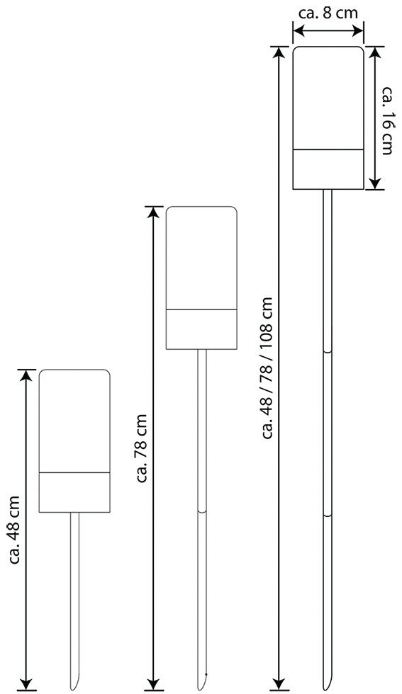  Edelstahl Solarfackel SO28 B-Ware