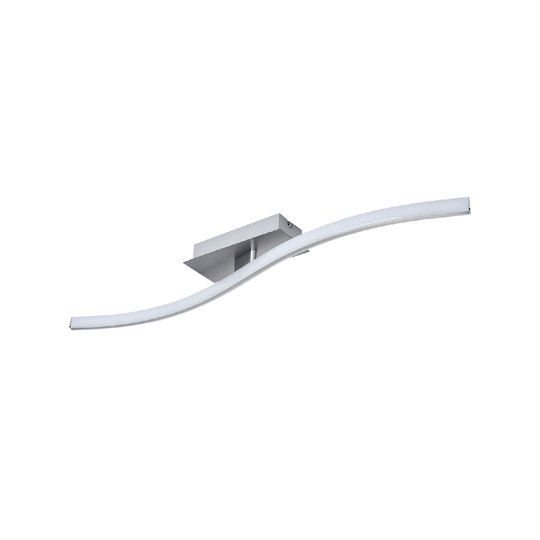 MeLiTec LED Deckenleuchte, nickel matt