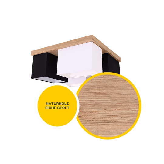 Holz Deckenleuchte Paloma D129 B-Ware