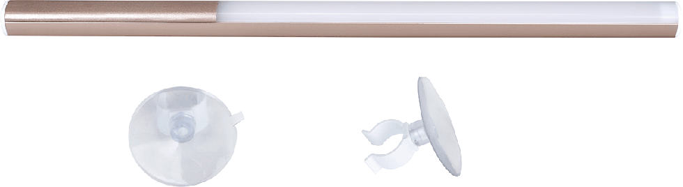 LED Akku Spiegelleuchte WD10-2 rose-gold