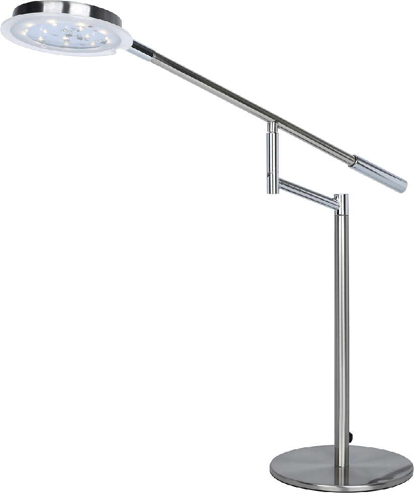 LED Schreibtischleuchte T93-1 nickel-matt