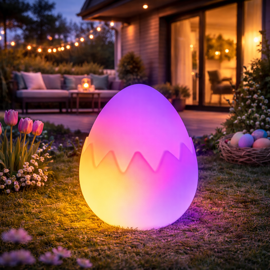 MeLiTec MagicFlow Solar LED Ambient Licht Ei MeLiTec MagicFlow Solar LED Ambient Licht Ei