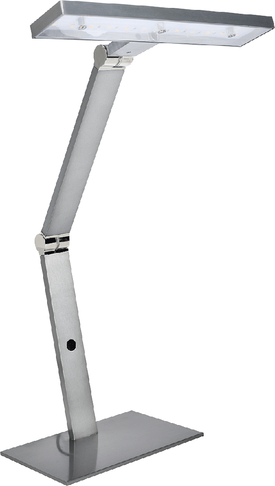 LED Schreibtischleuchte T103 nickel matt Lampe, Tischlampe, Zimmer, Duscharmatur, Mobiliar,