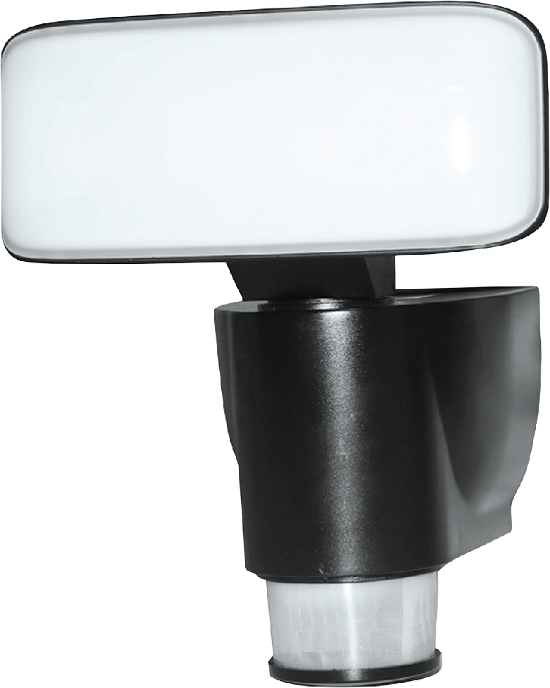 MeLiTec LED-Wandstrahler 4.000 K 180° Bewegungssensor